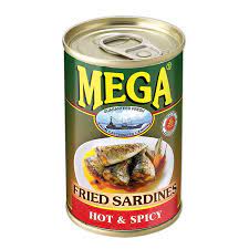 Mega Fried Sardines in Hot & Spicy 155gr